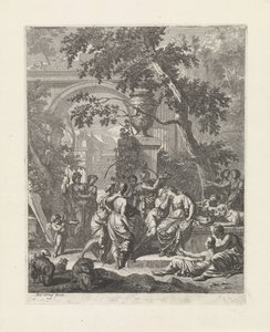 Amaryllis Kisses Mirtillo (series title) by Richard van Orley (II)