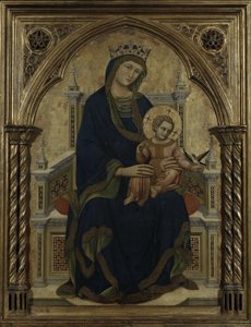 Virgin and Child Enthroned by Ridolfo di Arpo Guariento