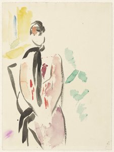 Sketch for a Portrait of Mrs. De Carnière-Wouters, Wife of the Artist by Rik Wouters