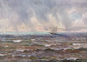 A Sudden Squall, Cardigan Bay by Robert (after) Fowler