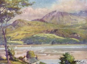 The Shore near Harlech, Afternoon by Robert (after) Fowler