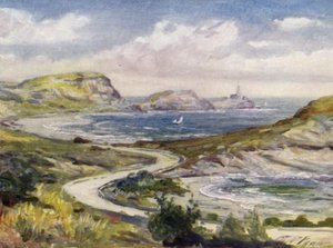 View near Mumbles, Swansea by Robert (after) Fowler