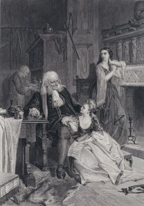 Illustration for The Pirate by Sir Walter Scott by Robert (after) Herdman