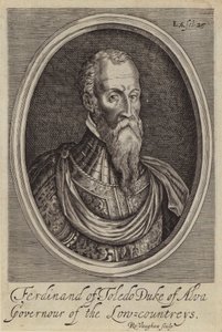 Fernando Alvarez de Toledo, 3rd Duke of Alba, Spanish General and Governor of the Spanish Netherlands by Robert (after) Vaughan