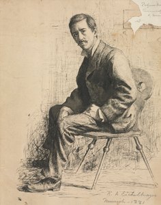 Sketch of Professor Mowotny by Robert A. Eichelberger