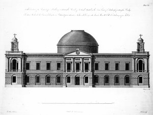 The South Elevation of Register House, Edinburgh, engraved by J. Roberts, 1773