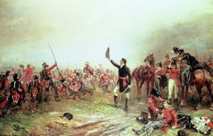 The Battle of Waterloo, 18th June 1815 by Robert Alexander Hillingford