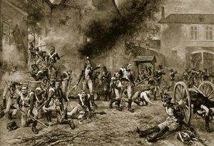 The Defence of Hougoumont, June 18th, 1815 by Robert Alexander Hillingford