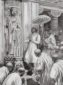 Kanishka Inaugurates Mahayana (Northern) Buddhism, AD 100