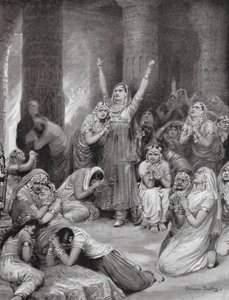 The Rajput Ceremony of Jauhar (Holocaust) by Robert Ambrose Dudley