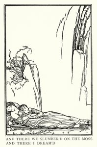 Illustration for Poems by John Keats: La Belle Dame Sans Merci by Robert Anning Bell