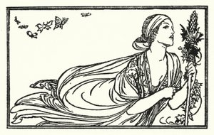 Illustration for Poems by John Keats: Sleep And Poetry by Robert Anning Bell