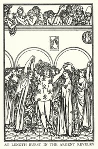 Illustration for Poems by John Keats: The Eve of St Agnes by Robert Anning Bell