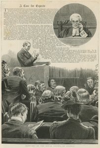 A Case for experts: Sketches in the Royal Courts of Justice; with a vignette of Mr Justice Kay by Robert Barnes