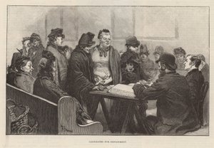 The London Flower Mission, Clerkenwell Close, London - Candidates for Employment by Robert Barnes
