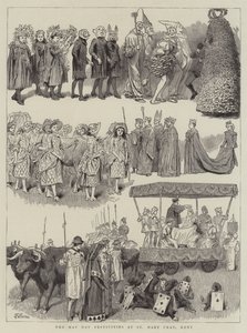 The May Day Festivities at St Mary Cray, Kent
