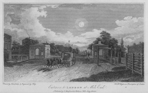 Entrance to London at Mile End