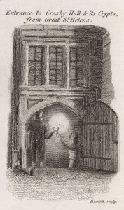 Entrance to Crosby Hall and Its Crypts from Great St Helens