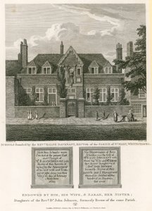 Schools founded by the Reverend Ralph Davenant, Rector of the Parish of St Mary, Whitechapel by Robert Blemell Schnebbelie