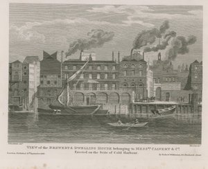 View of the brewery and dwelling house by Robert Blemell Schnebbelie