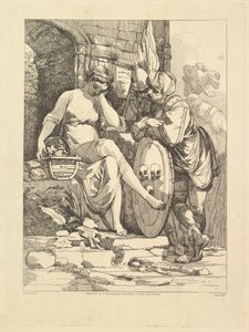 Banditti at Market by Robert Blyth
