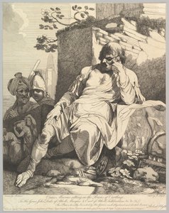 Caius Marius on the Ruins of Carthage by Robert Blyth
