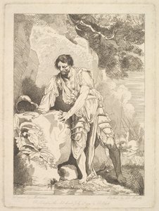 Retiring Wounded from Battle, July 19, 1779 by Robert Blyth