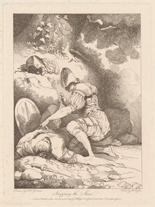 Stripping the Slain by Robert Blyth, after John Hamilton Mortimer