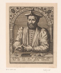 Portrait of Guillaume Philandrier by Robert Boissard