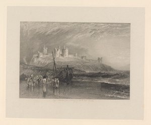 Dunstanborough Castle, Northumberland by Robert Brandard