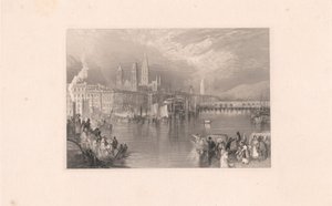 Rouen, looking up the river by Robert Brandard
