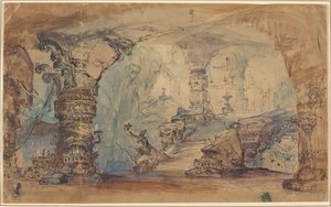 A Fantastic Underground Temple (Aladdin