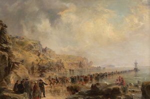 Landing the Shore End of the Atlantic Cable, 1866