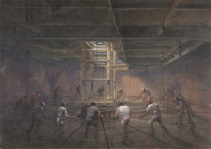 View of the Interior of One of the Tanks on Board the Great Eastern by Robert Charles Dudley