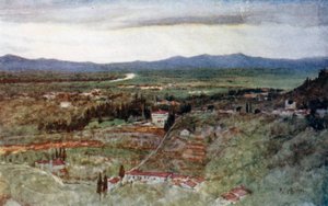 The Green Plains of Tuscany, and Winding Arno