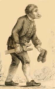 Old Boots, A well known character at Rippon in Yorkshire by Robert Cooper