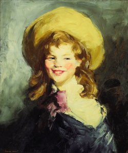 Girl with Big Hat