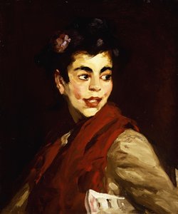 Newsgirl - Madrid by Robert Cozad Henri