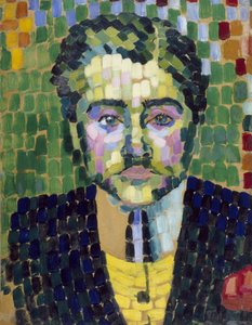 Portrait of Jean Metzinger by Robert Delaunay