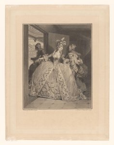The Farewell (series: Costume Prints of the Late Eighteenth Century) by Robert Delaunay