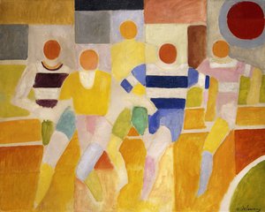 The Runners by Robert Delaunay