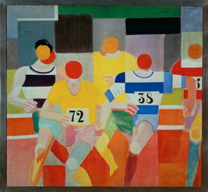 The Runners by Robert Delaunay