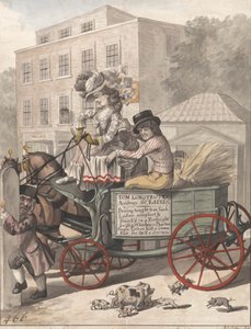 A Lesson Westward, or, A Morning Visit to Betsy Cole by Robert Dighton
