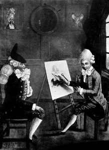 The Macaroni Painter, or Billy Dimple Sitting for His Picture