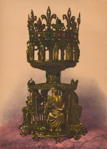A Silver Gilt Shrine, 1893