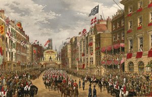 Temple Bar, London, 7 March 1863 by Robert Dudley