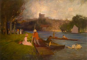 The Thames at Windsor by Robert Ernest McEune