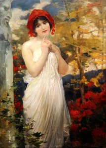 Girl with Poppies