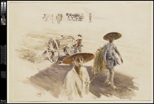 A Watering Cart, 1890