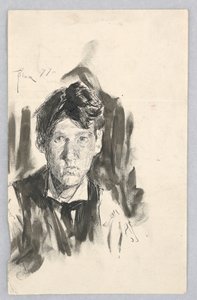 Portrait of Kenyon Cox by Robert Frederick Blum